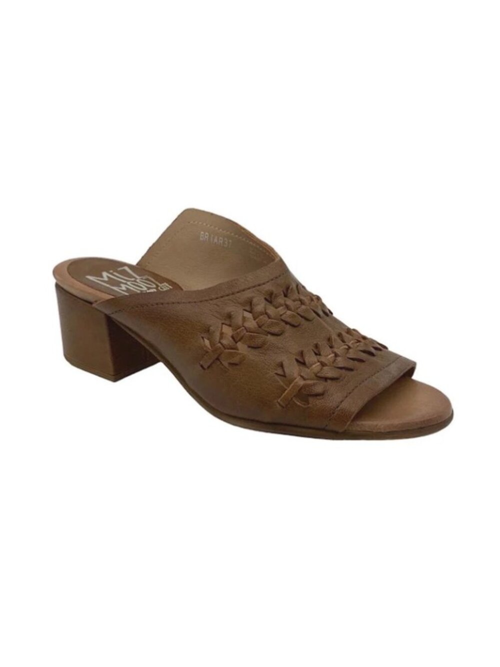 NWT (Other) Miz Mooz Briar-Wide Leather Slide Heeled Sandals. Size 10.5/11